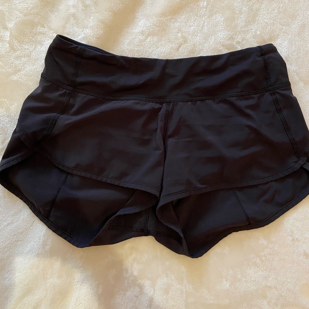 Lululemon Black Speed Up Shorts